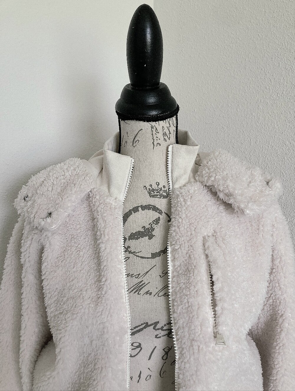 Beyond Yoga Adventure Faux Shearling Hoodie Sherpa Jacket XS Casual Athleisure - Picture 5 of 17